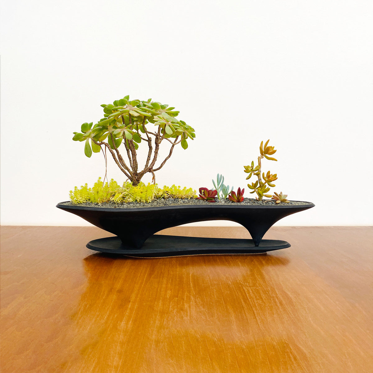 Island Planter with Drip Tray