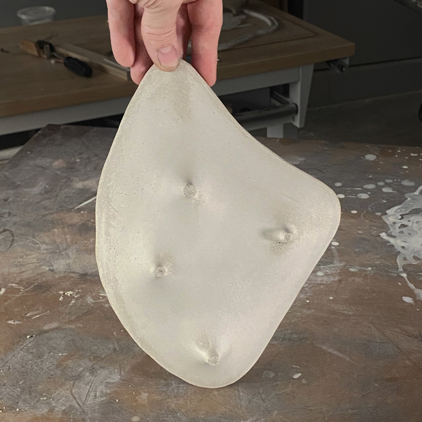 Studio Prototype #27 | Experimental Design – Concrete Planter (Unrefined Design)