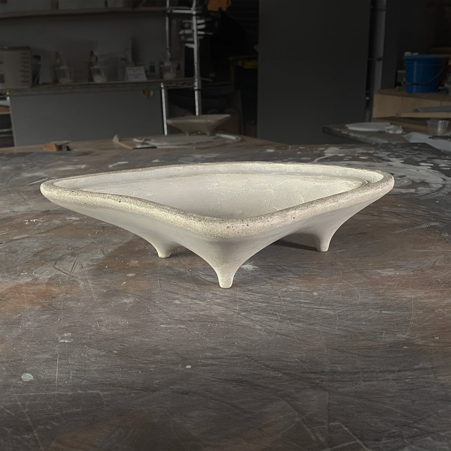 Studio Prototype #27 | Experimental Design – Concrete Planter (Unrefined Design)