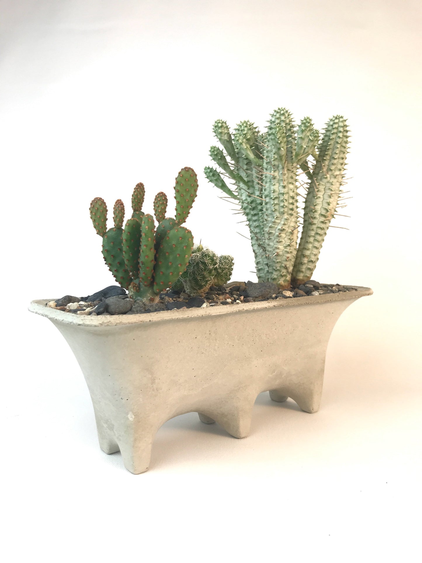 Bridge Planter - Modern Concrete Planter