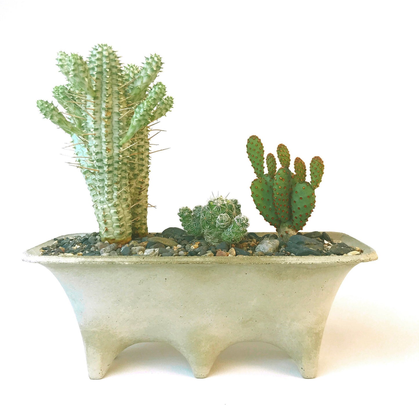 Bridge Planter - Modern Concrete Planter