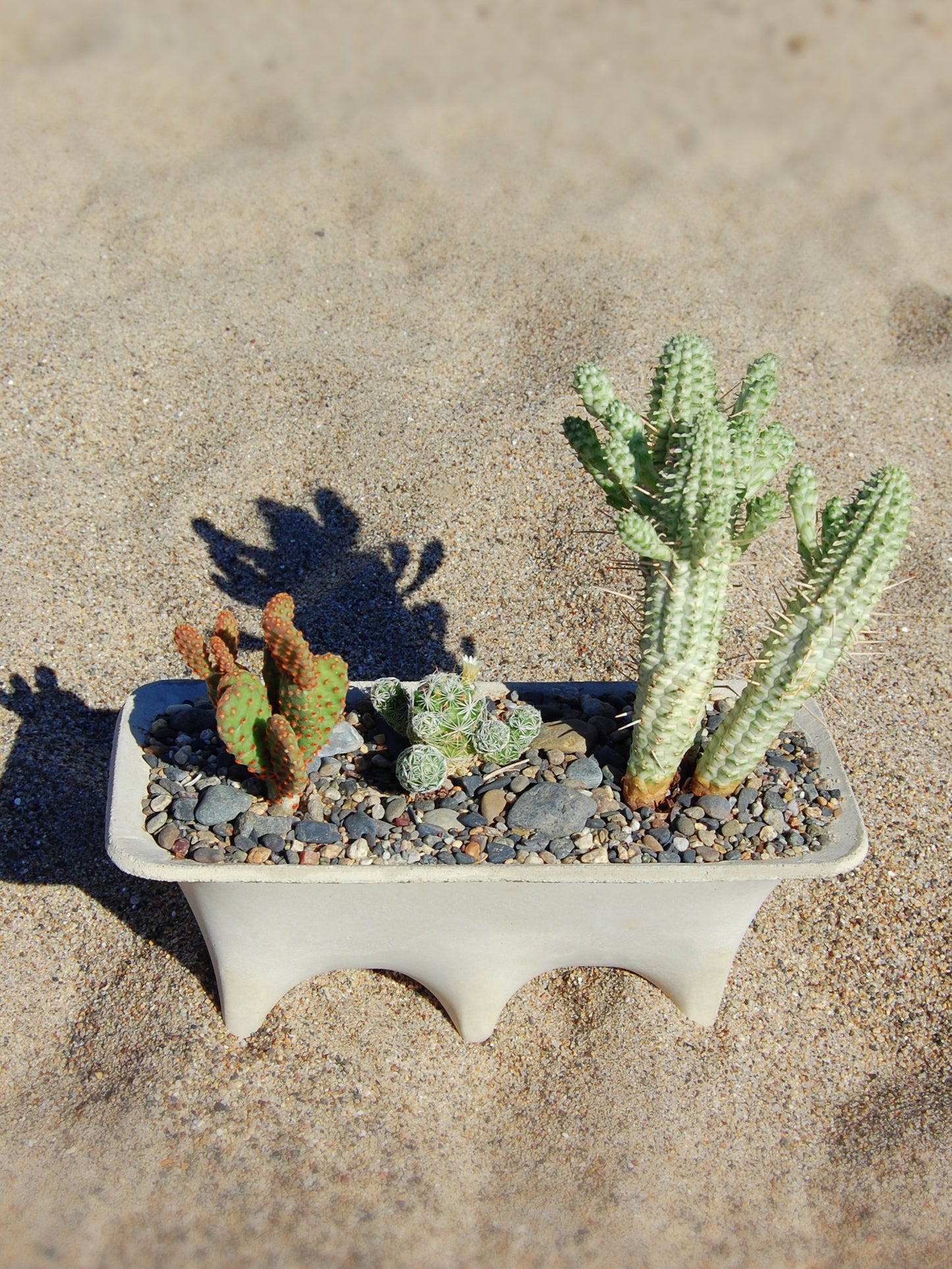 Bridge Planter - Modern Concrete Planter